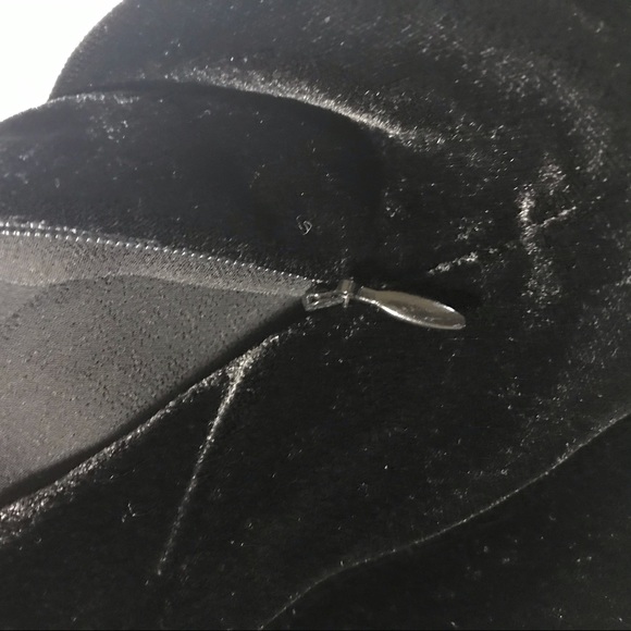 J. Crew Faux-wrap Top In Drapey Black Velvet NWT - Picture 5 of 7